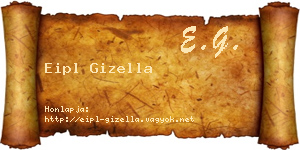 Eipl Gizella névjegykártya