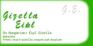 gizella eipl business card